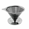 The London Sip Stainless Steel Coffee Dripper, 1 to 4 Cups CD3
